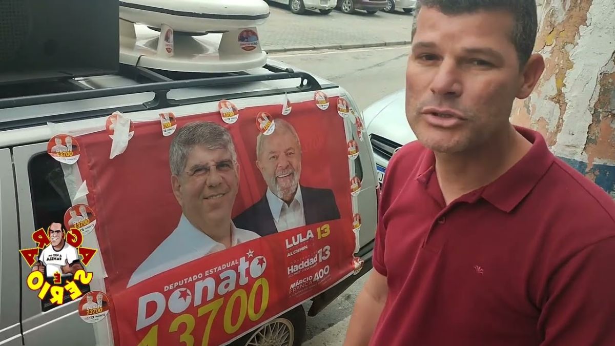 A carreata de um homem em Juquitiba A carreata de um homem em Juquitiba